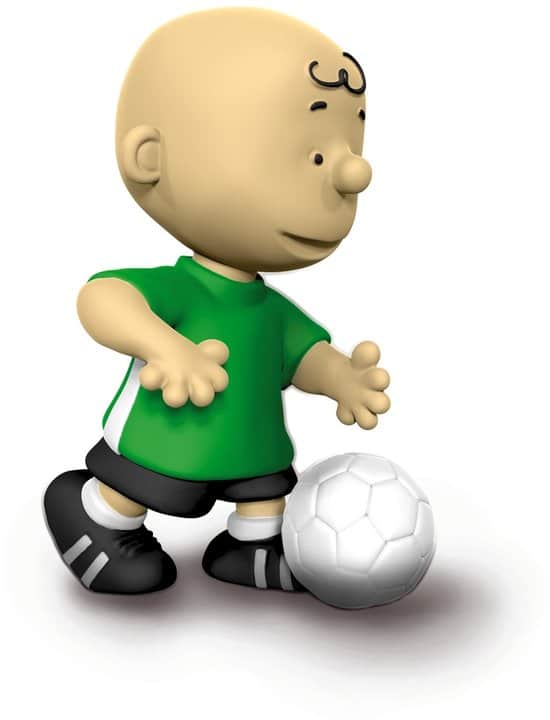 Schleich Snoopy Peanuts Charlie Brown joueur de football