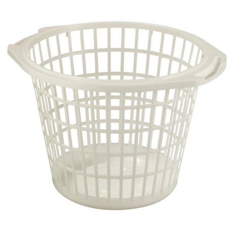 Sunware basic panier à linge rond 48cm blanc