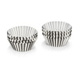 Moules à muffins Patisse papier rayé noir et blanc 200 pièces 5cm