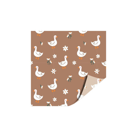 Rouleau de comptoir de plan de caisse 50cm marron d'oie beige