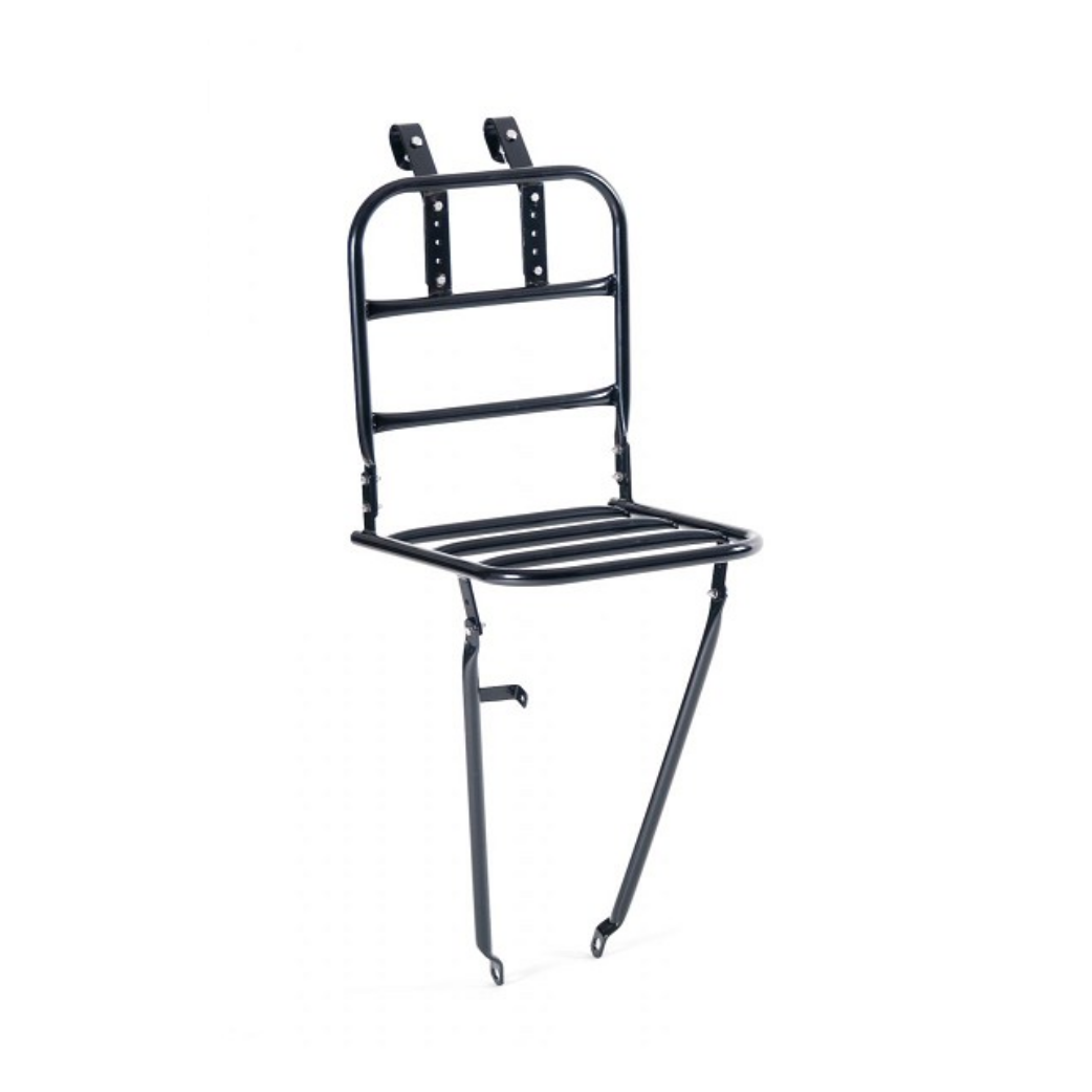 FALKX Transport Front Carrier PTT Matt Black, Boulons en acier inoxydable. DIM: 30x30 cm