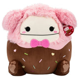 Squishmallows peluche Brina chocolat plongé rose bigfoot 40 cm