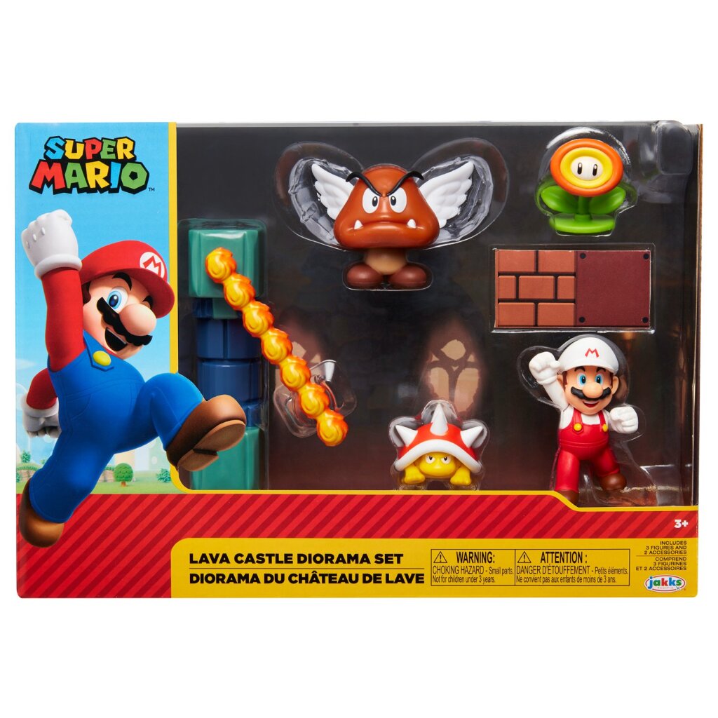 JAKKS JAKS Super Mario Lava Castle Play Set