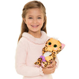 Jakks animaux bébés léopard + son