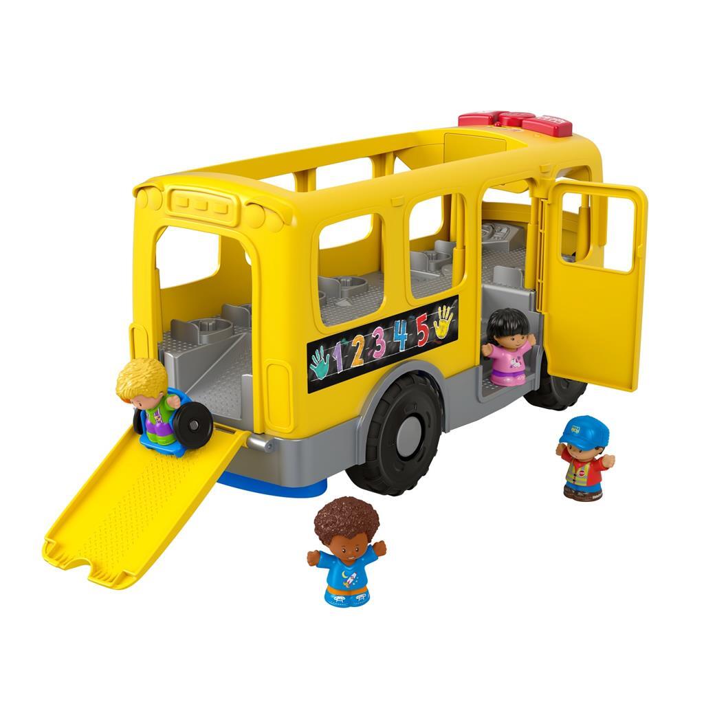 Duży autobus szkolny Fisher Price Litte People + światła i dźwięk