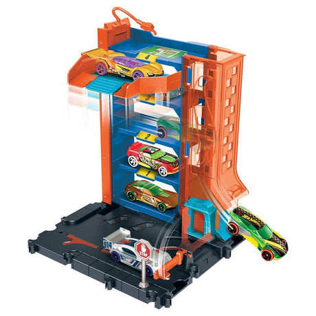 Ensemble de jeu Mattel Hot Wheels City Downtown, assorti