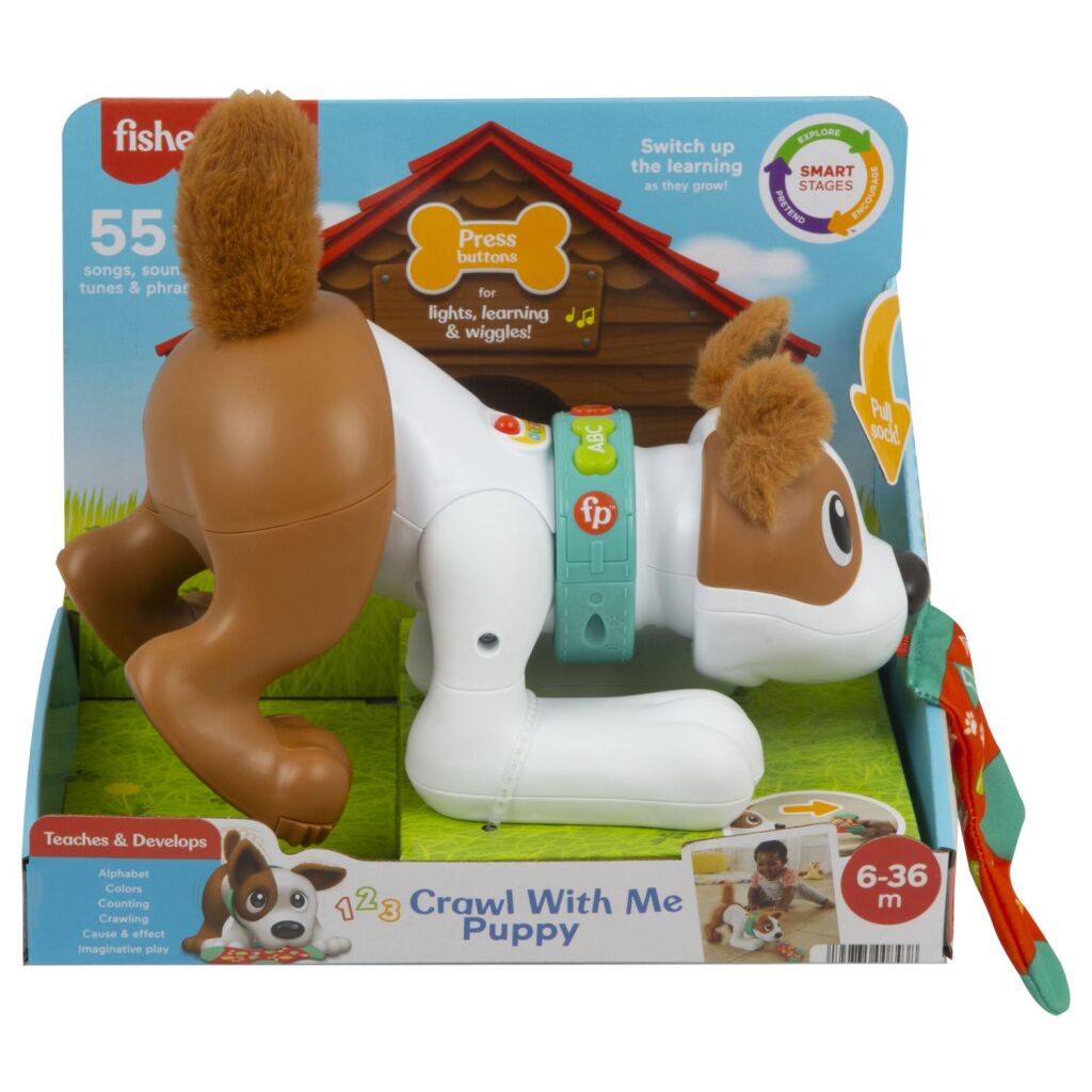Fisher Price rampe avec moi chiot + lumière et son