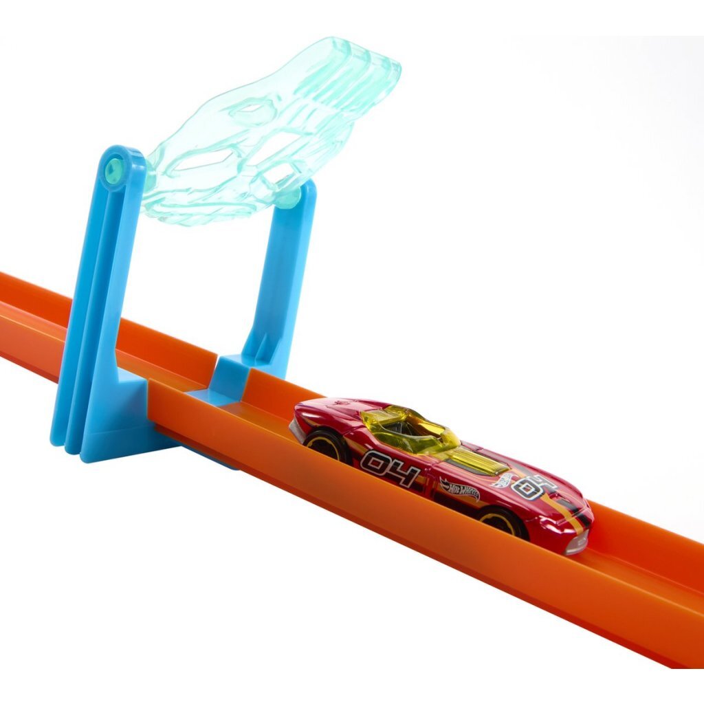 Ensemble de crash glacé de constructeur de piste Hot Wheels de Mattel