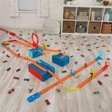 Hot Wheels Track Track Builder Flame Stunt Set