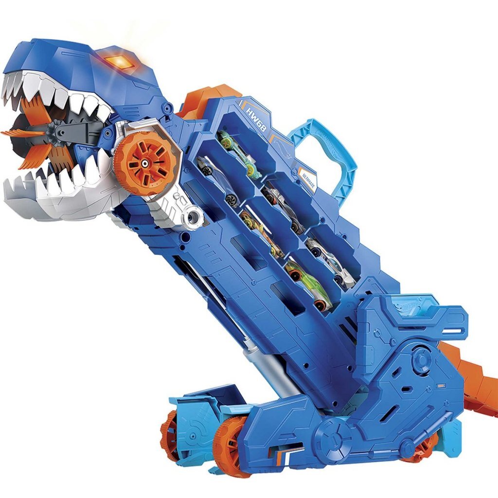 Hot Wheels City Ultimate T-Rex Transporter Play Set