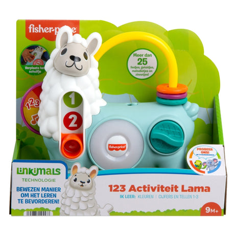 Fisher price linkimals 123 activité lama + lumière et son
