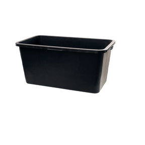 Pot à mortier rectangulaire noir 45l