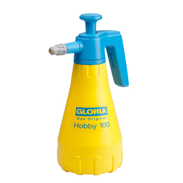 Pulvérisateur à pression Gloria hobby 100 - pulvérisateur pour plantes - tête de pulvérisation réglable en continu - 1 litre