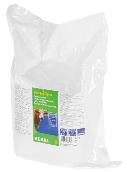 Recharge de lingettes humides pour pis, 1000 pièces