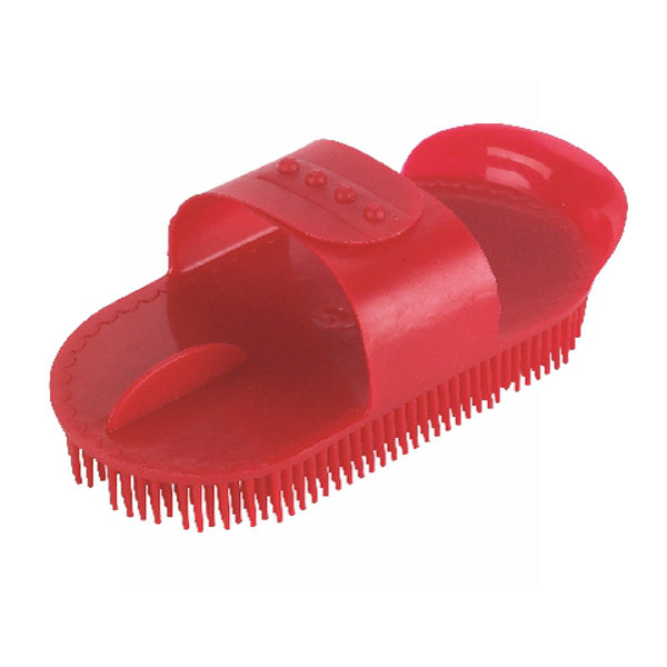 Produits brosse pour chevaux knst sangle réglable rouge