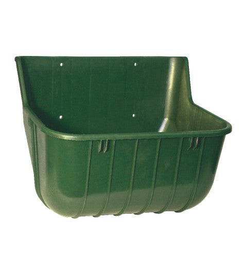 Bol alimentaire en plastique large vert 15l