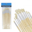 Set de pinceaux pour peintres rond 12 pièces