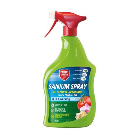 Protéger les produits de jardin sanium spray 1l