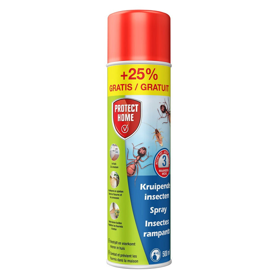 Protect home insectes rampants spray 400ml 100ml offert