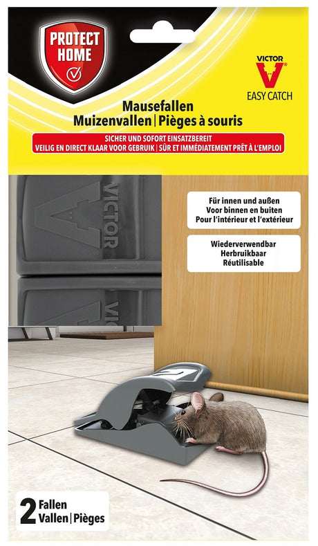 Protect home products piège à souris coffre-fort ensemble 2 pièces
