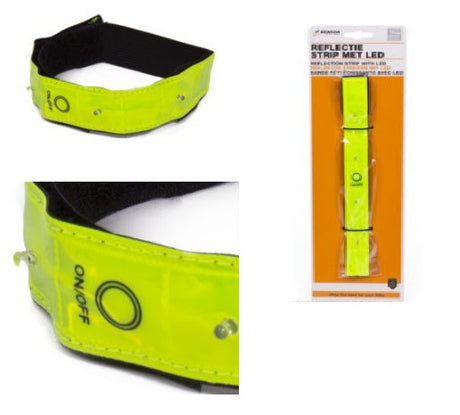 Fluores du bracelet LED. batteries incluses
