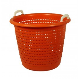 Produits panier industriel panier à pommes de terre ouvert orange 58 ltr