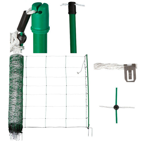Ako producten schapennet titannet wit groen 90cm x 50m enkele pen