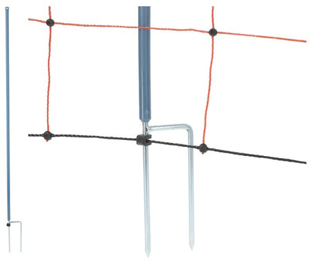 Ako poteau de remplacement pour filet à moutons bleu double épingle 122cm