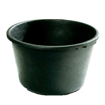Pot à mortier rond noir 65l