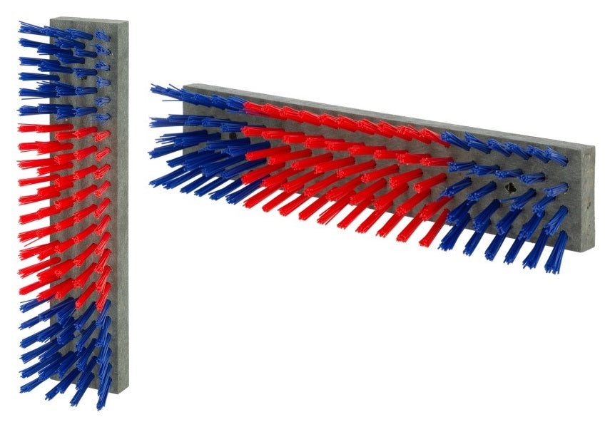 Produits brosse à bovins nylon bleu rouge bleu 50x10cm