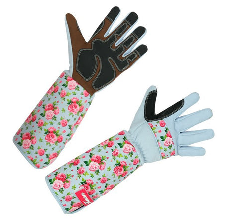Keron gant d'ortie rose mt8m rosegarden manchette longue