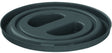 Produits couvercle noir pour seau de construction stable en plastique