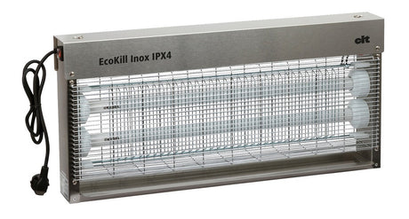 Boîte à mouche électrique Ecokill inox ipx4 2 x 20w