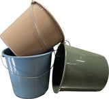 Seau ménager en plastique 5 litres couleurs éco | 25 pièces