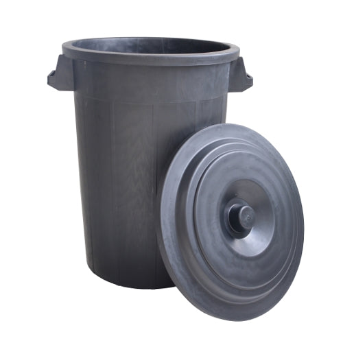 Produits baril d'alimentation kerbl avec couvercle 70 litres