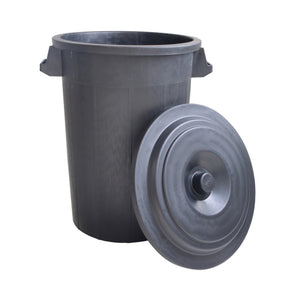 Produits baril d'alimentation kerbl avec couvercle 70 litres