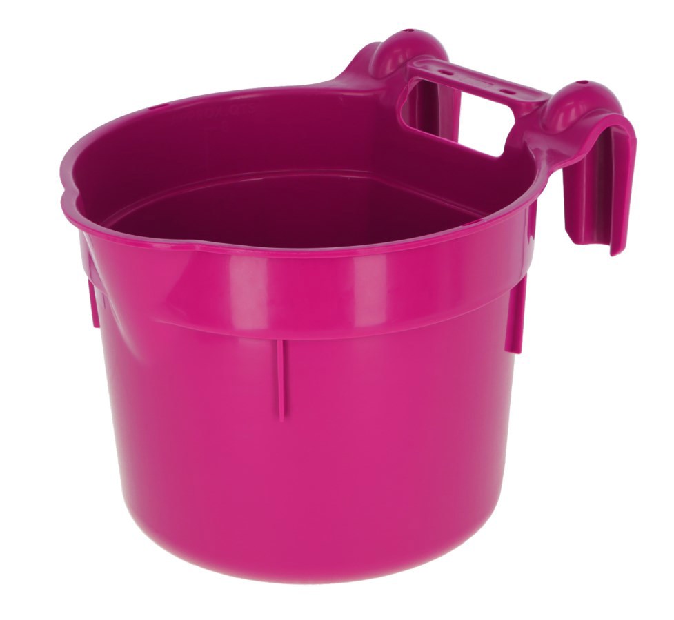 Abi bol alimentaire en plastique hangon rose 8l