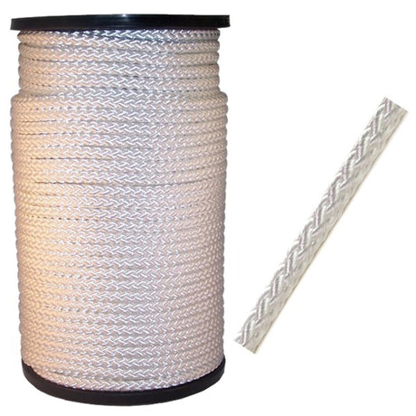 Producten nylon touw wit gevlochten 4mm 100m