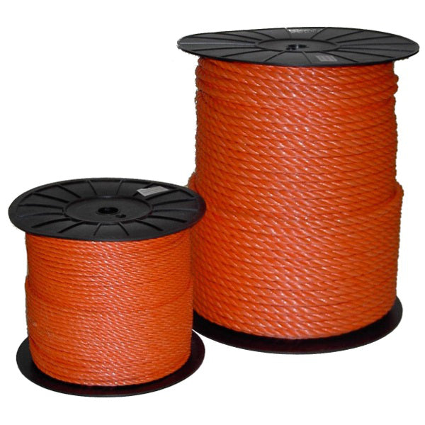 Producten polypropyleen touw oranje 8mm 200m