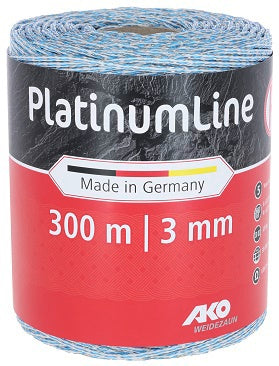 Ako products clôture électrique Platinumline blanc bleu 300m