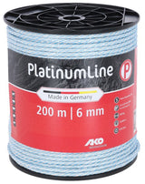 Cordon d'escrime Ako Platinumline 6mm 200m blanc bleu