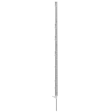 Ako products poteau en plastique classique blanc 156cm 5 pièces