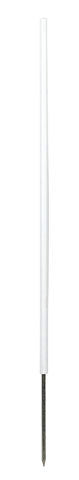 Ako products poteau rond en plastique blanc 108cm 10 pièces