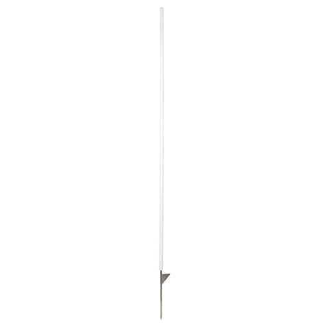 Ako products poteau rond en plastique blanc 158cm avec base 10 pièces
