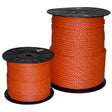 Produits corde en polypropylène orange 8mm 25m