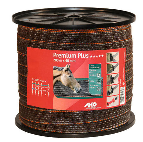 Ako products premium plus ruban effrayant marron orange 4cm 200m