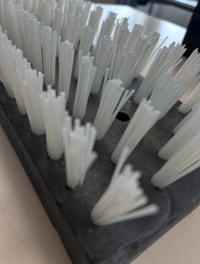 Produits brosse à veaux nylon blanc 45x15cm remplissage 4cm