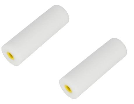 Produits rouleau à peinture rouleau en mousse super fin blanc 11cm a 2 pcs droit