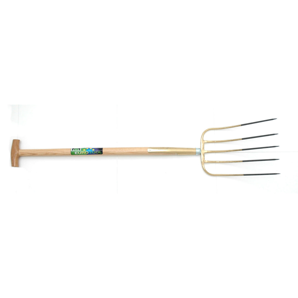 Fourche de fumier 5 dents, marqueur + acier 85 cm.