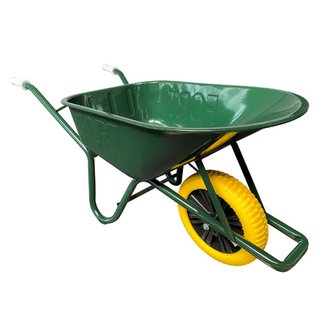 Brouette Fort Products 80l entièrement peinte et roue sans fuite